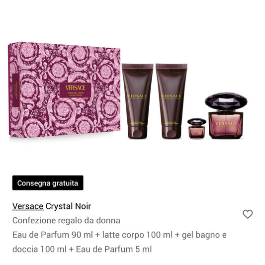 Parfum Versace Crystal Noir