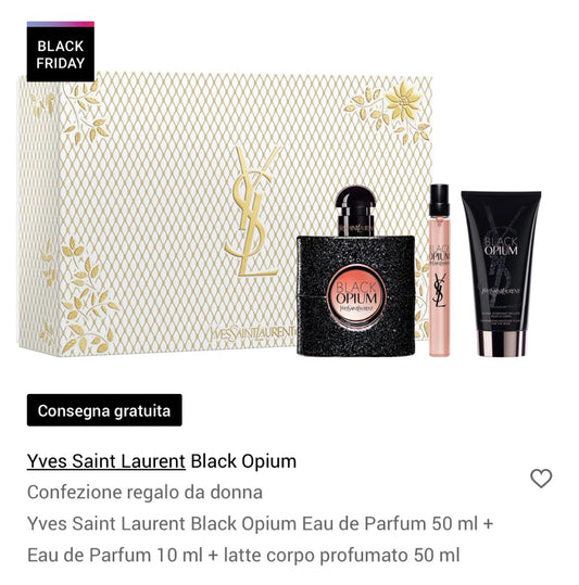 Parfum Yves Saint Laurent Black Opium